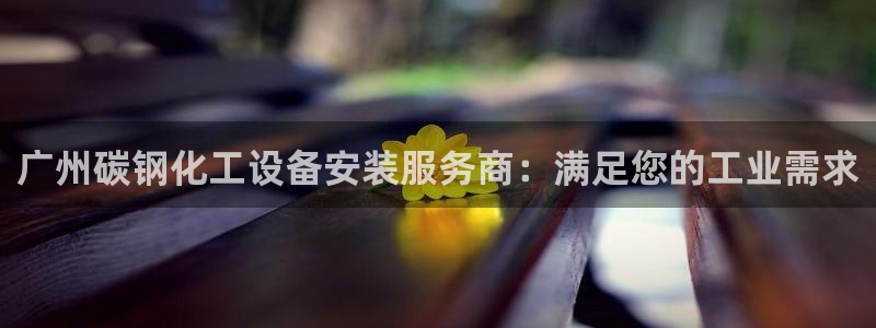 新城平台房7O777：广州碳钢化工设备安装服务商：